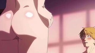 Жесткий кримпай в киску наездницы - хентай без цензуры - порно видео