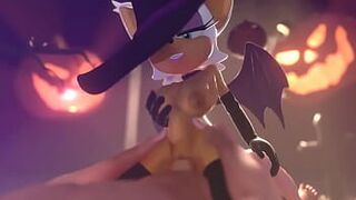 Руж трахается на Хэллоуин - порно видео