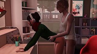 Лофи Гёрл трахается и сосёт член репетитору после учебы - порно видео