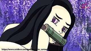 Убийца демонов — Незуко и Танджиро - порно видео