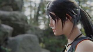 Лара в лесу (Расхитительница гробниц) - порно видео