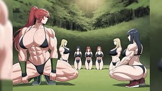 Трансформации сексуального женского роста мышц - порно видео