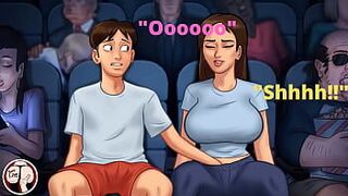 Сводная сестра: «Заставь меня кончить в кино прямо сейчас» - порно видео